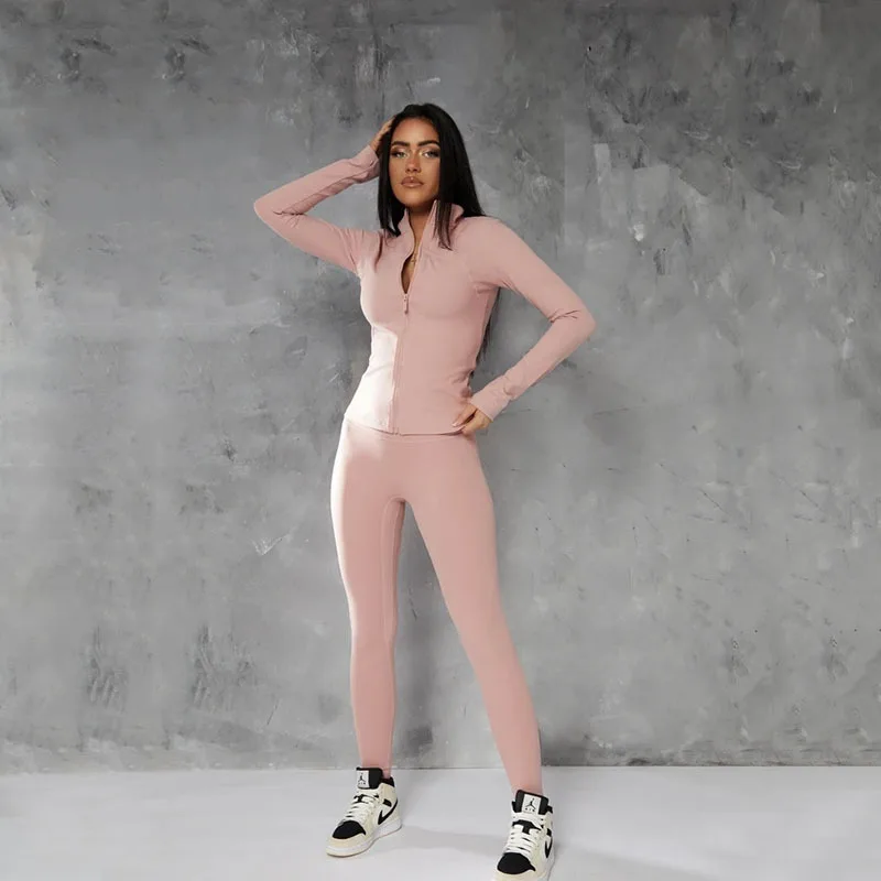 2024 Autumn New Solid Color Zipper Stand Up Collar Sports Coat Fitness Yoga Dress Pant Set Trendy
2024 Autumn New Solid Color Zipper Stand Up Collar Sports Coat Fitness Yoga Dress Pant Set Trendy