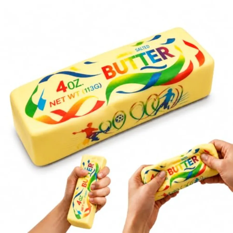 New product tasting price PCS Butter Squishy Slow Rising Butter Squishy Toy, Realistic Food Fidget Toys for Adults, Soft PU Mat
New product tasting price PCS Butter Squishy Slow Rising Butter Squishy Toy, Realistic Food Fidget Toys for Adults, Soft PU Mat