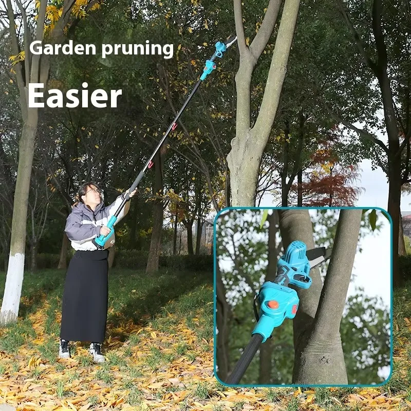 Powerful Brushless Lithium Long Pole Electric Chain Saw - Perfect for Garden Pruning by DIYers
Powerful Brushless Lithium Long Pole Electric Chain Saw - Perfect for Garden Pruning by DIYers