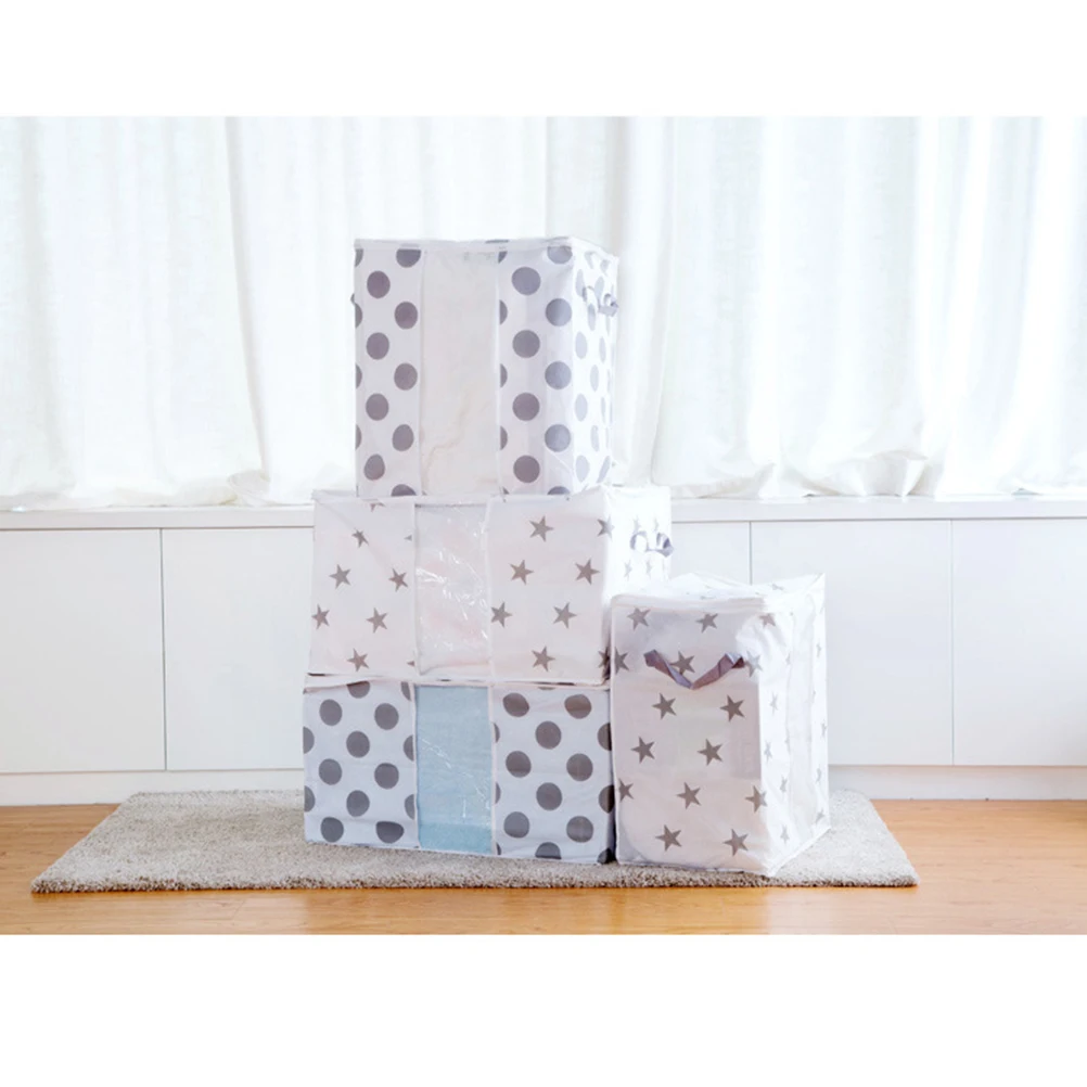 Moisture-proof Storage Bag Blanket Bags Bedding Organizer Holder Closet Non-woven Printing Clothes
Moisture-proof Storage Bag Blanket Bags Bedding Organizer Holder Closet Non-woven Printing Clothes