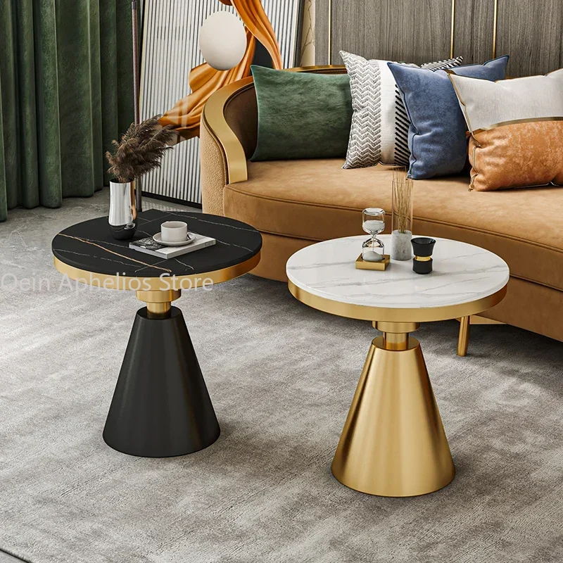 Northern Europe Modern Rock Slab Round Marble Side Small Design Coffee Table Italian Minimalist Light Luxury Apartment Furniture
Northern Europe Modern Rock Slab Round Marble Side Small Design Coffee Table Italian Minimalist Light Luxury Apartment Furniture