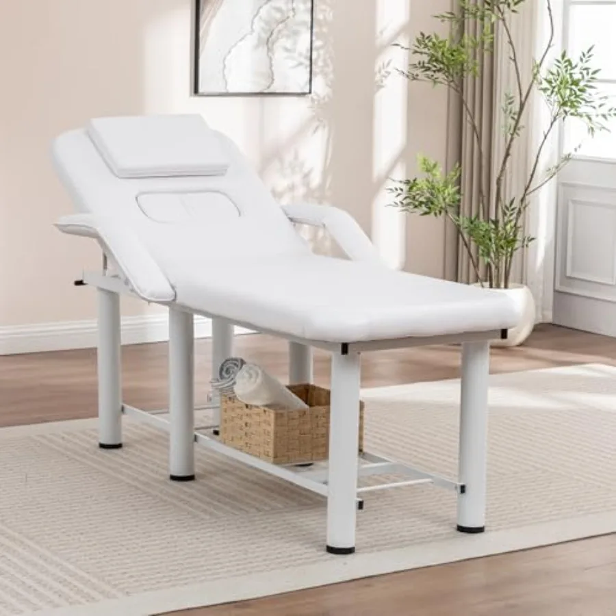 Professional Massage Bed with Armrests Stationary Adjustable Massage Table Spa Bed 73" x27" Physical Therapy Table with Memory
Professional Massage Bed with Armrests Stationary Adjustable Massage Table Spa Bed 73" x27" Physical Therapy Table with Memory