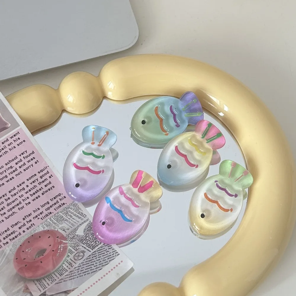 Headwear Plastic Kids Barrette Jelly Girly Cartoon Fish Hairclip Colorful Candy Color Taiyaki Side Clip Hair Styling
Headwear Plastic Kids Barrette Jelly Girly Cartoon Fish Hairclip Colorful Candy Color Taiyaki Side Clip Hair Styling