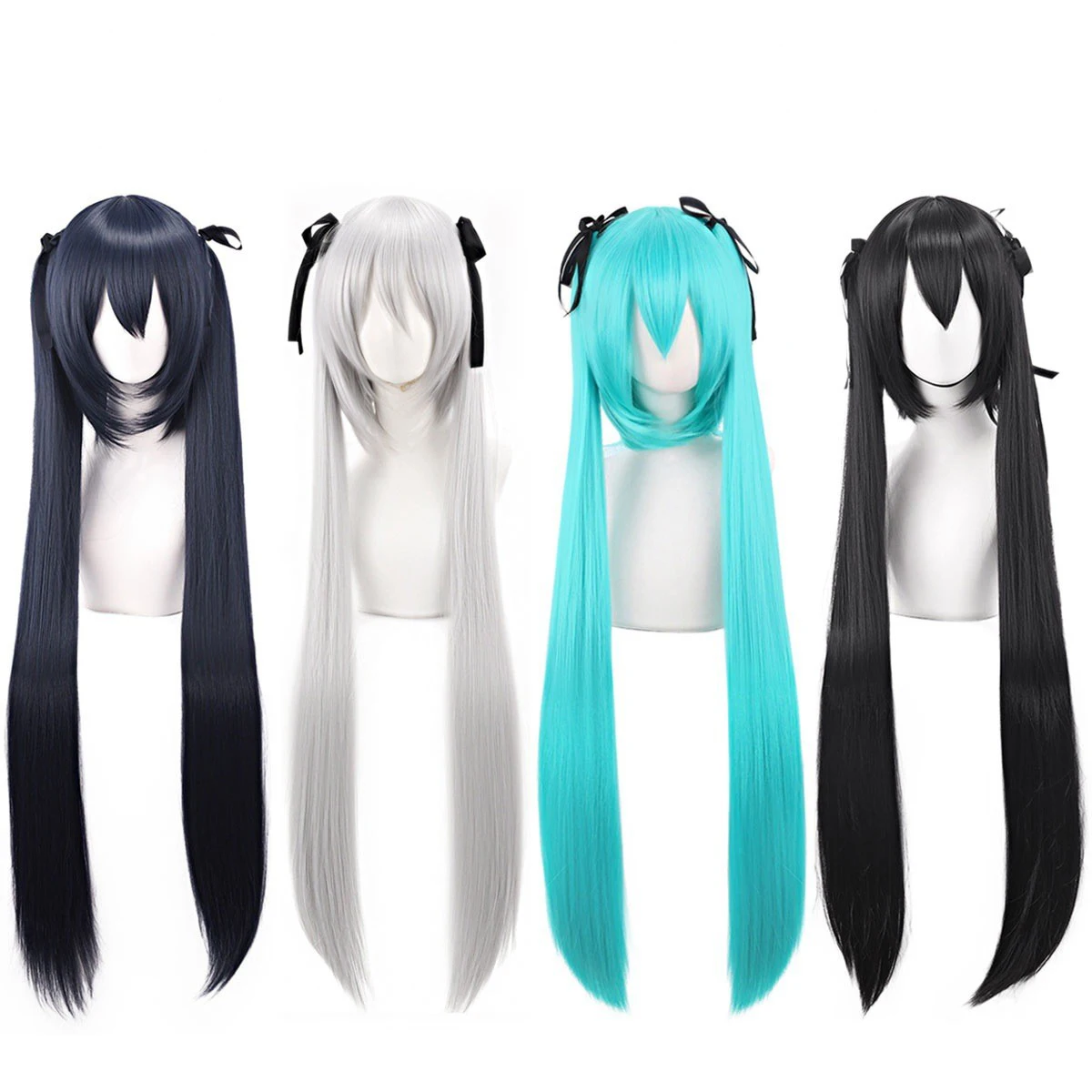 Tie-up Miku wig cosplay 4 color choice 100cm Long Straight Synthetic Hair cosplay wig for Halloween Party
Tie-up Miku wig cosplay 4 color choice 100cm Long Straight Synthetic Hair cosplay wig for Halloween Party