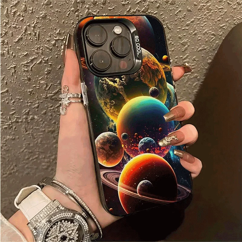 Colorful planetary patterns phone case for iPhone 17 16 15 14 13 12 11 Pro/ Max/Plus shock-proof rear cover anti-fingerprint
Colorful planetary patterns phone case for iPhone 17 16 15 14 13 12 11 Pro/ Max/Plus shock-proof rear cover anti-fingerprint