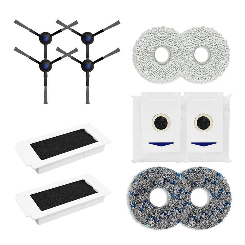 WHYY-Accessory Kit For ECOVACS T30 PRO/T30 MAX Robot Vacuum Cleaners - Includes Side Brush, HEPA Filter, Mop Pad, Dust Bag 
WHYY-Accessory Kit For ECOVACS T30 PRO/T30 MAX Robot Vacuum Cleaners - Includes Side Brush, HEPA Filter, Mop Pad, Dust Bag
