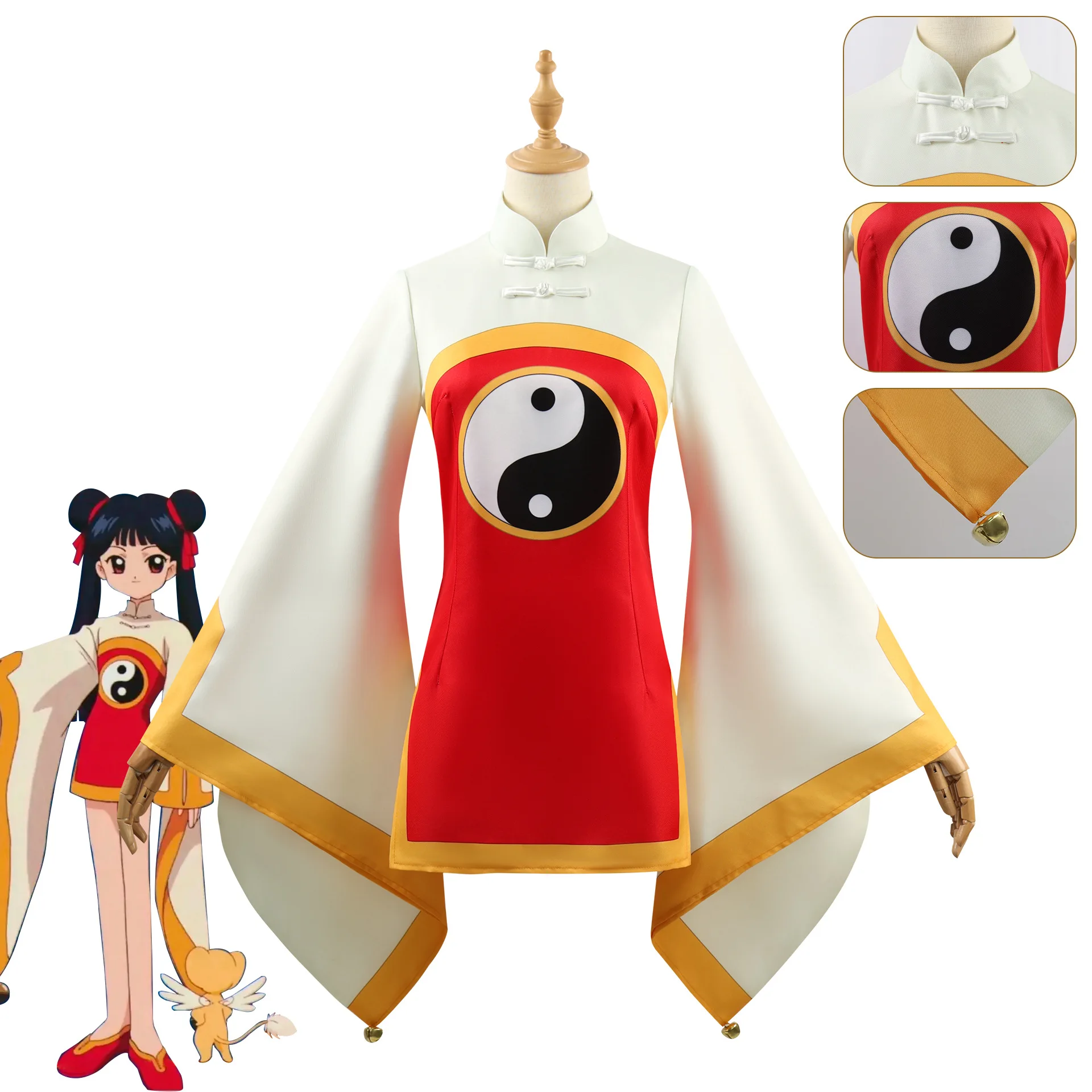 Cardcaptor Sakura Meiling Li Косплей Костюм Бестселлер Парик Роза Сетка Традиционный китайский комплект одежды Конвенция Удобный для бюджета
Cardcaptor Sakura Meiling Li Косплей Костюм Бестселлер Парик Роза Сетка Традиционный китайский комплект одежды Конвенция Удобный для бюджета