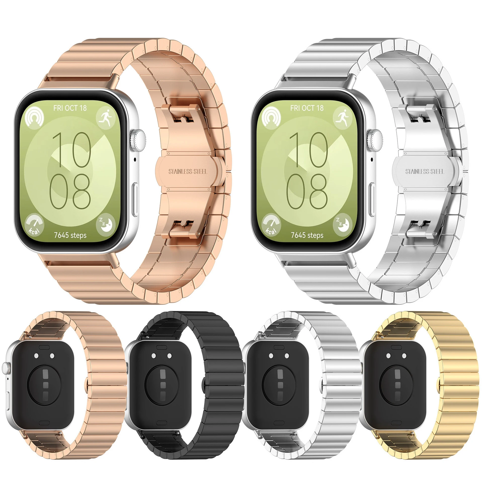 Ремешок из нержавеющей стали для Huawei Watch Fit 3, металлический браслет для Huawei Fit 3 Fit3, Сменные аксессуары для часов
Ремешок из нержавеющей стали для Huawei Watch Fit 3, металлический браслет для Huawei Fit 3 Fit3, Сменные аксессуары для часов