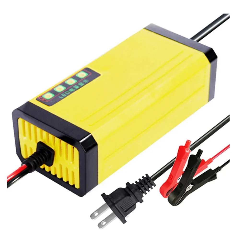 12V 2A Car Battery Charger 100-240V Power Pulse Repair LCD Display Smart Fast Charger for Wet Dry Lead Acid Motorcycle Battery
12V 2A Car Battery Charger 100-240V Power Pulse Repair LCD Display Smart Fast Charger for Wet Dry Lead Acid Motorcycle Battery
