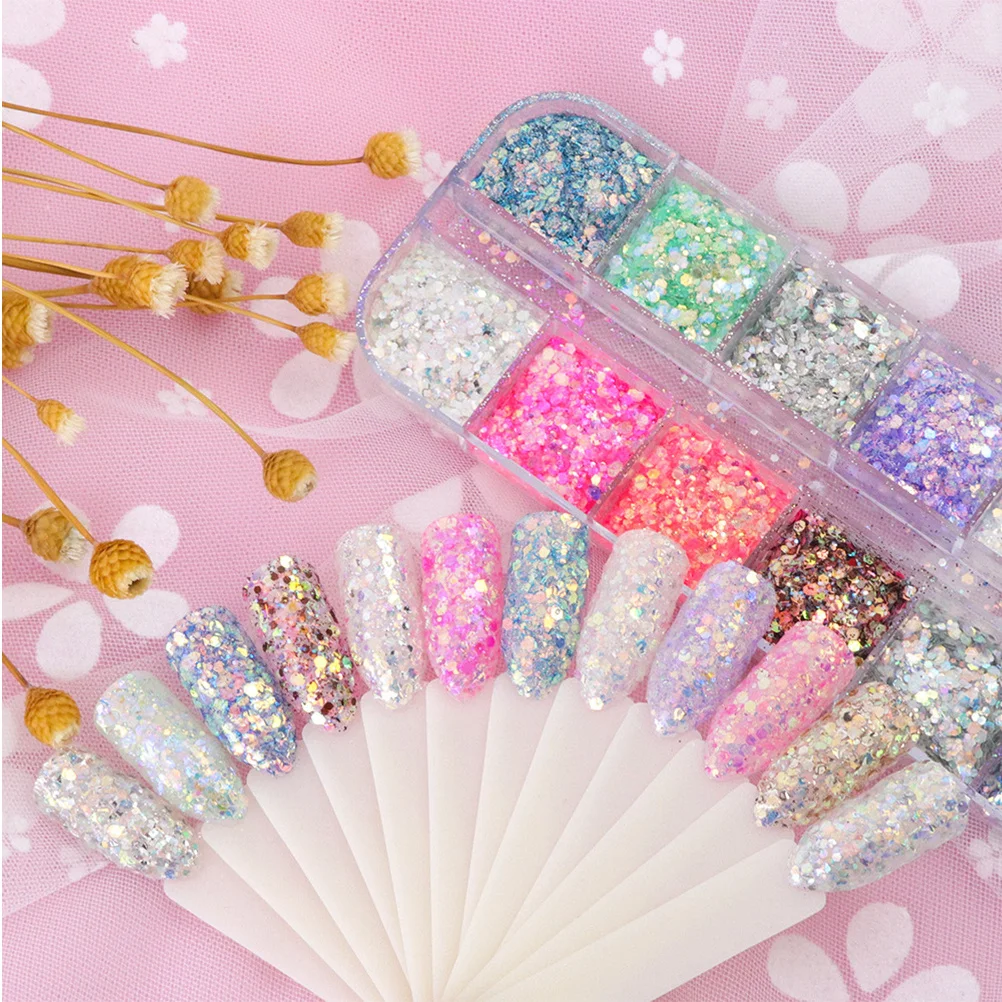 12 Compartments Candy Color Nail Sequins Manicure Glitter Stickers Nail Art Chips Paillette Accessories Manicure Glitter
12 Compartments Candy Color Nail Sequins Manicure Glitter Stickers Nail Art Chips Paillette Accessories Manicure Glitter