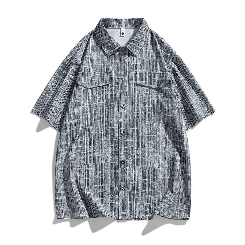 Men Shirt Short Sleeve Stripe Summer Hip Hop Oversize 6XL 7XL 8XL Plus Size Casual Plaid Streetwear Loose Pocket High Quality
Men Shirt Short Sleeve Stripe Summer Hip Hop Oversize 6XL 7XL 8XL Plus Size Casual Plaid Streetwear Loose Pocket High Quality