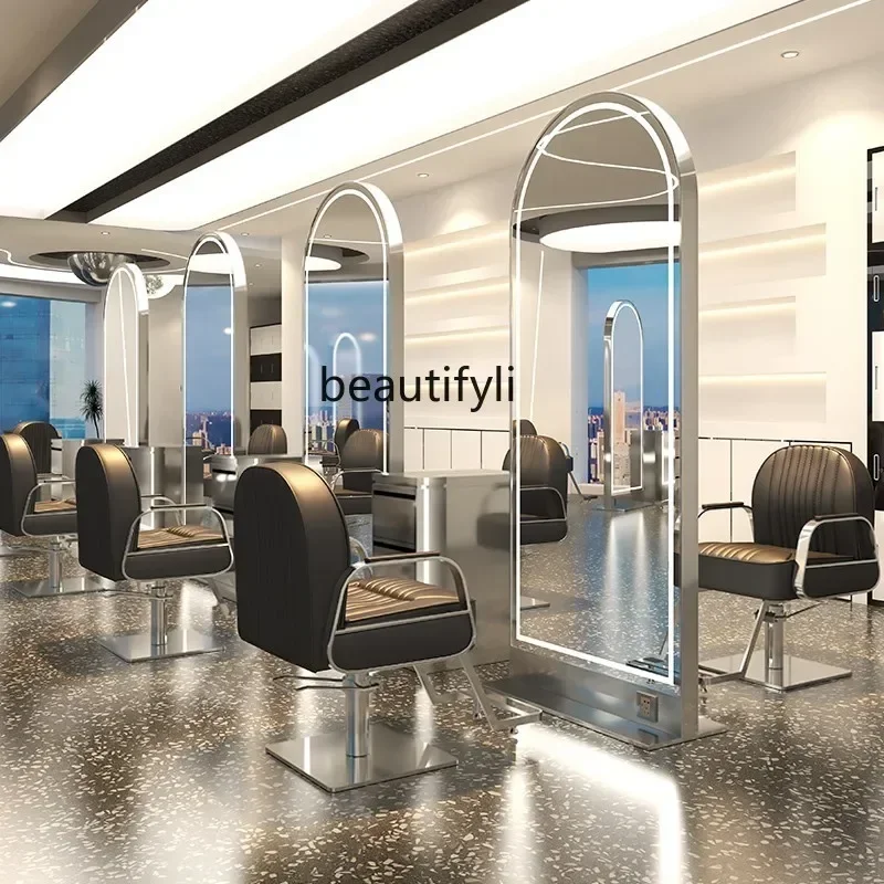 smt03 ss newBarber Shop Single-Sided Mirror Hair Salon Dressing Table Double-Sided Stainless Steel Floor Hair Cutting Mirror wit
smt03 ss newBarber Shop Single-Sided Mirror Hair Salon Dressing Table Double-Sided Stainless Steel Floor Hair Cutting Mirror wit