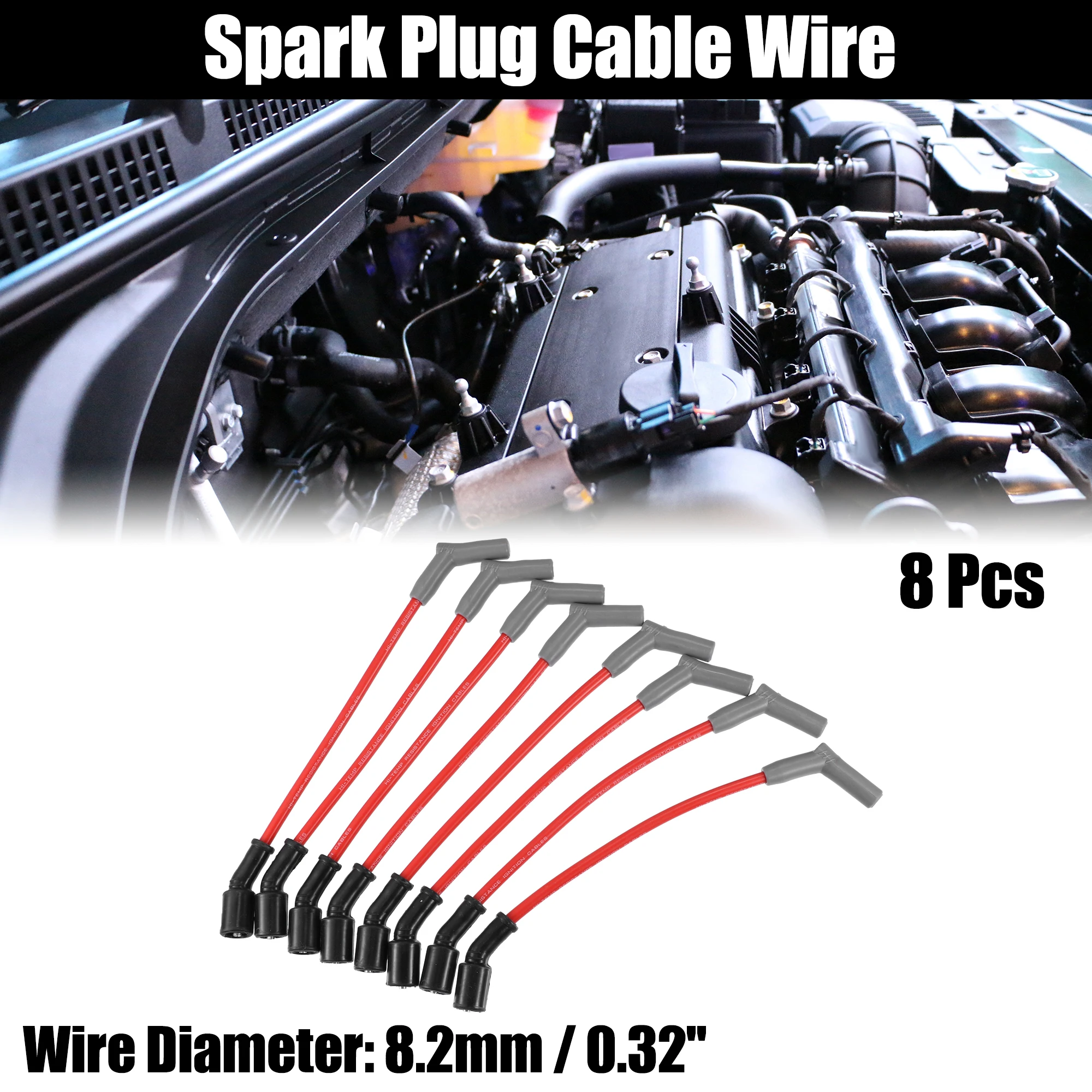 UXCELL 8 шт. 8,2 мм 45 градусов провод зажигания свечи зажигания для LS1 для LS2 для LS3 для LS6 для LS7 для двигателя LSA
UXCELL 8 шт. 8,2 мм 45 градусов провод зажигания свечи зажигания для LS1 для LS2 для LS3 для LS6 для LS7 для двигателя LSA