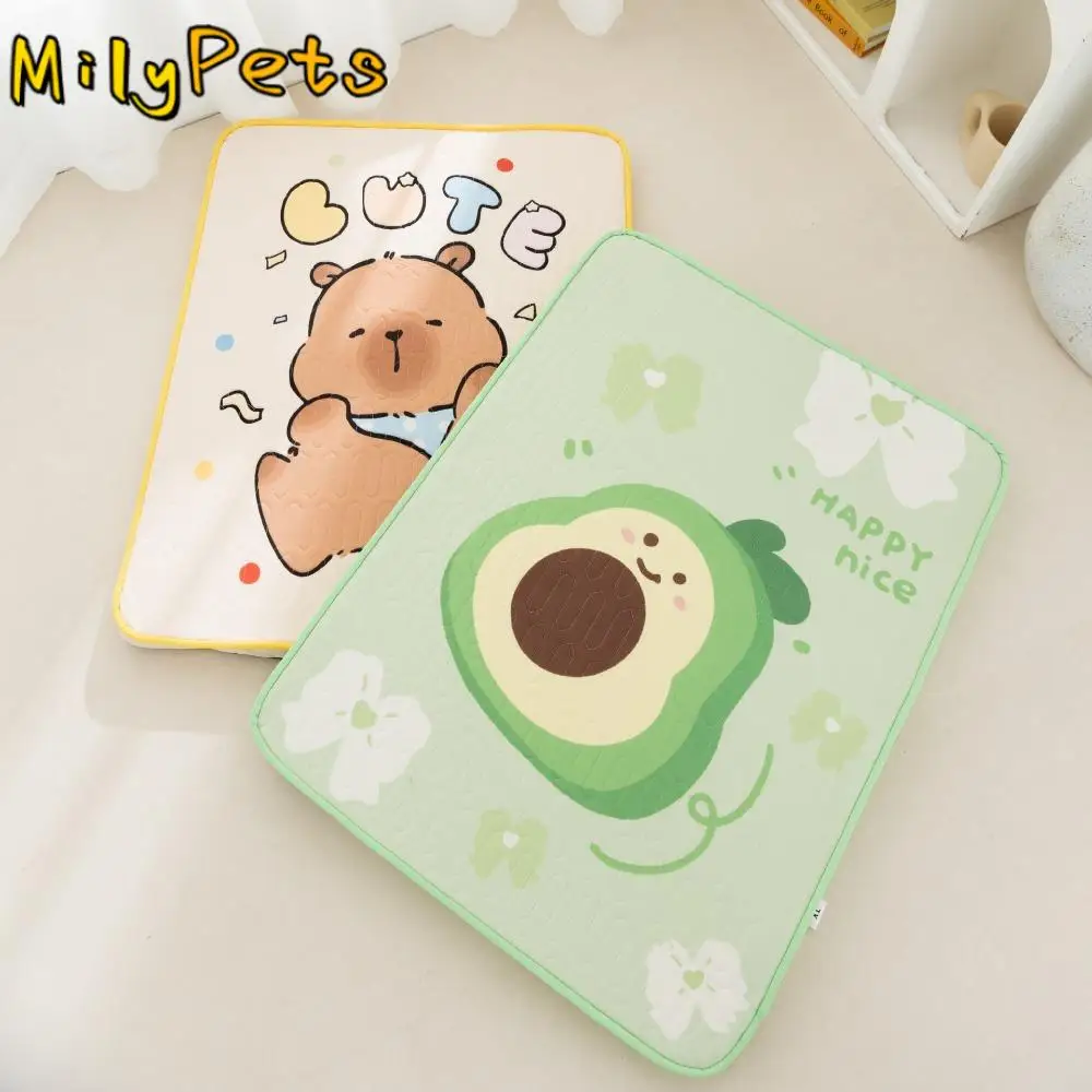 Household Latex Pet Sleeping Mat Cartoon Pattern Soft Dog Cool Bed Wear-resistant Rectangle Pet Mattress Summer
Household Latex Pet Sleeping Mat Cartoon Pattern Soft Dog Cool Bed Wear-resistant Rectangle Pet Mattress Summer