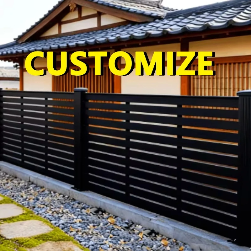 Any Size Custom Modern Aluminum Privacy Fence Powder Coated Rustproof Outdoor Yard Easy Install Durable Garden Fence
Any Size Custom Modern Aluminum Privacy Fence Powder Coated Rustproof Outdoor Yard Easy Install Durable Garden Fence