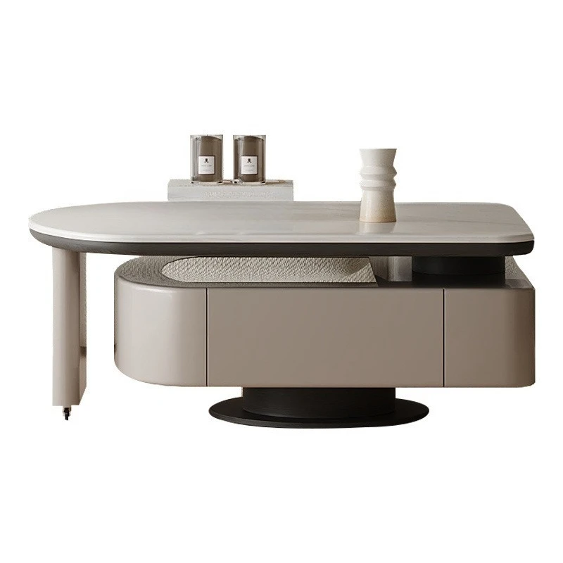Rotating coffee table TV cabinet Living room Home Italian minimalist special-shaped high sense
Rotating coffee table TV cabinet Living room Home Italian minimalist special-shaped high sense