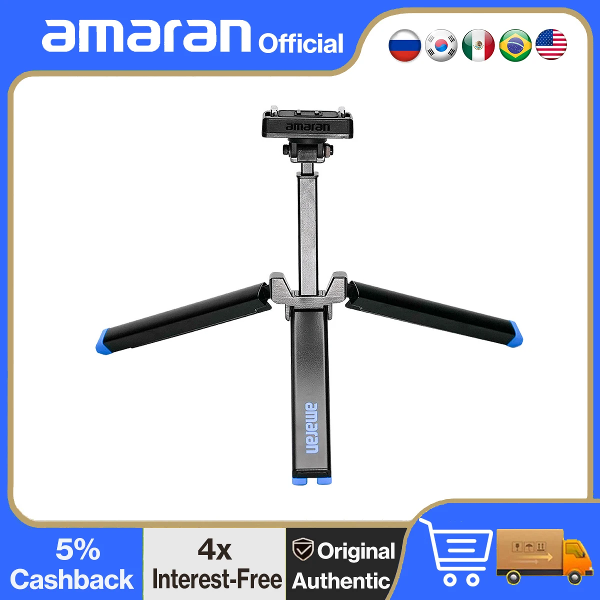 Мини-штатив Amaran Ace Lock для amaran ace25c ace25x Ace 25x 25c Pocket LED Light
Мини-штатив Amaran Ace Lock для amaran ace25c ace25x Ace 25x 25c Pocket LED Light
