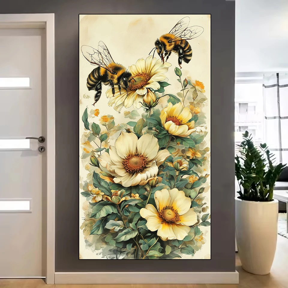 New Diamond Painting Retro Bee and Flower Full Diamond Embroidery DIY Mosaic Animal Suitable for Adult Beginners Handicrafts
New Diamond Painting Retro Bee and Flower Full Diamond Embroidery DIY Mosaic Animal Suitable for Adult Beginners Handicrafts