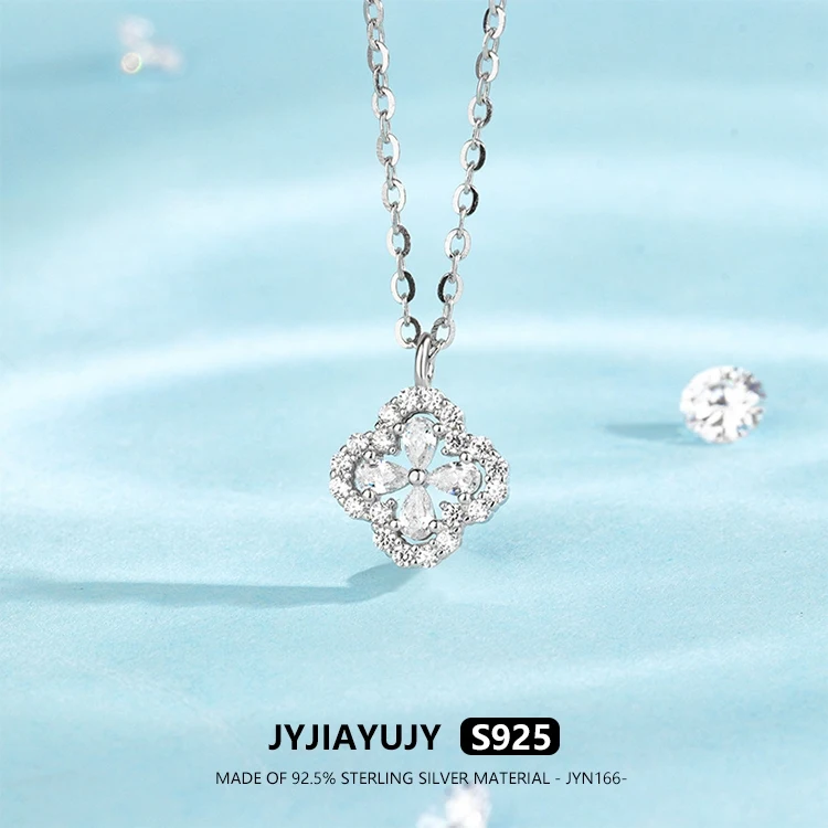 JYJIAYUJY 100% Whole Original Sterling Silver S925 Necklace In Stock 8MM Clover Fashion Jewelry Gift Daily JYN166
JYJIAYUJY 100% Whole Original Sterling Silver S925 Necklace In Stock 8MM Clover Fashion Jewelry Gift Daily JYN166