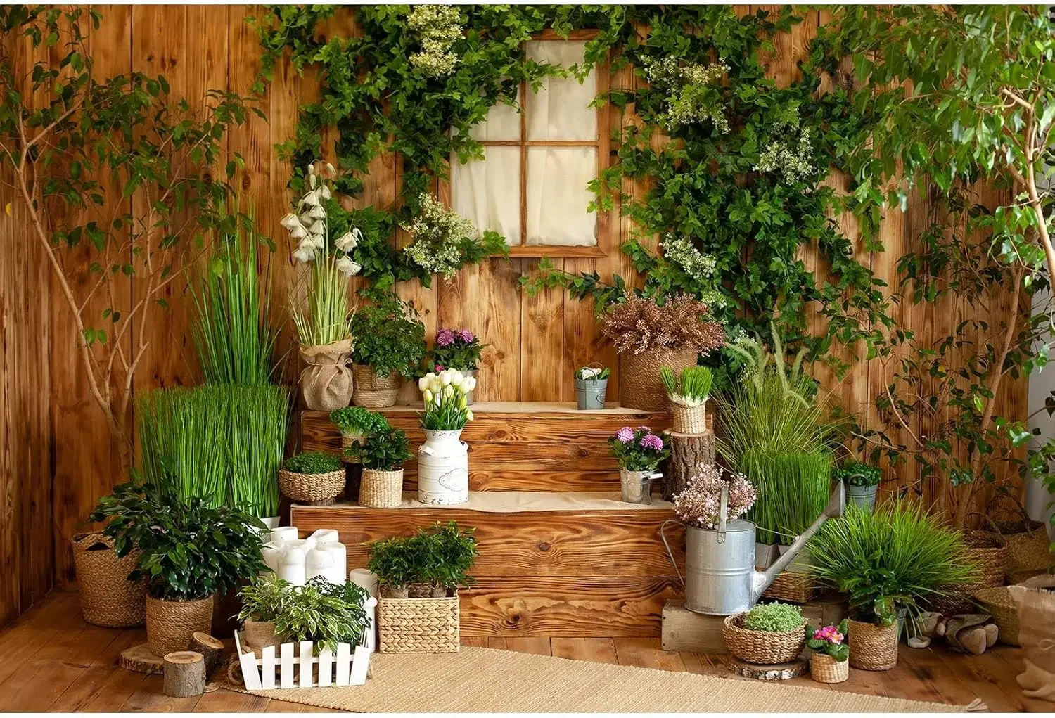 Rustic Terrace Country wooden House Spring Yard Interior Easter Garden Party Decor photo background photography backdrop studio
Rustic Terrace Country wooden House Spring Yard Interior Easter Garden Party Decor photo background photography backdrop studio