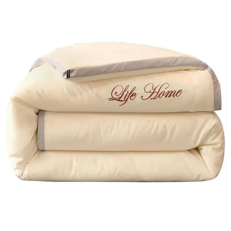 Antibacterial fiber quilt winter quilt spring and autumn quilt single dormitory winter thickened warm quilt full quilt core
Antibacterial fiber quilt winter quilt spring and autumn quilt single dormitory winter thickened warm quilt full quilt core