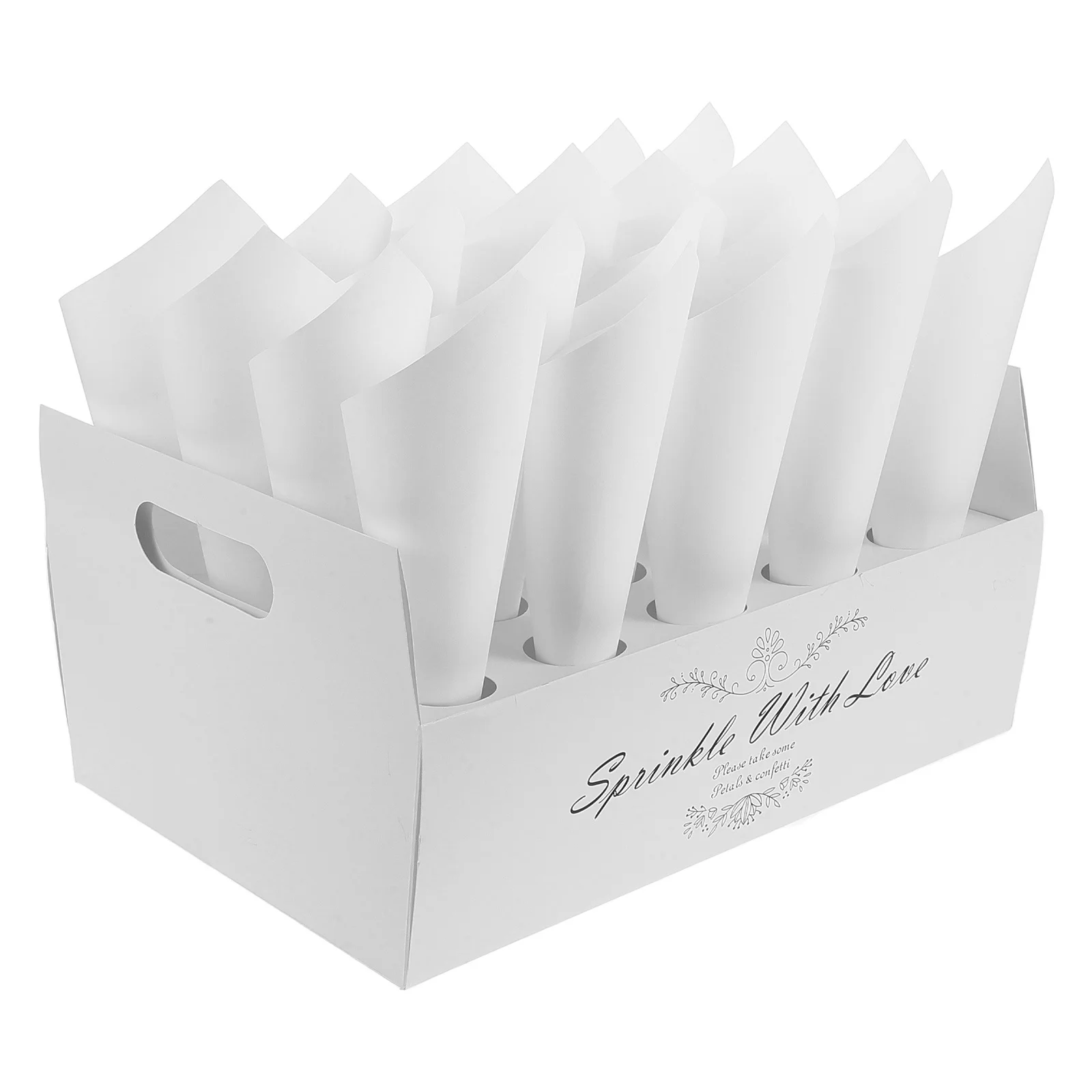 1Set Wedding Confetti Paper Cone Holder Foldable Cone Tray Organizer for Flower Petal Toss Party Supplies Wedding Confetti Cones
1Set Wedding Confetti Paper Cone Holder Foldable Cone Tray Organizer for Flower Petal Toss Party Supplies Wedding Confetti Cones