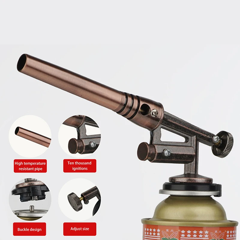 1Pc Welding Gas Burner Flame Gun Flame Gas Torch Blowtorch Cooking Outdoor Soldering Butane AutoIgnition Gas-Burner Heating
1Pc Welding Gas Burner Flame Gun Flame Gas Torch Blowtorch Cooking Outdoor Soldering Butane AutoIgnition Gas-Burner Heating