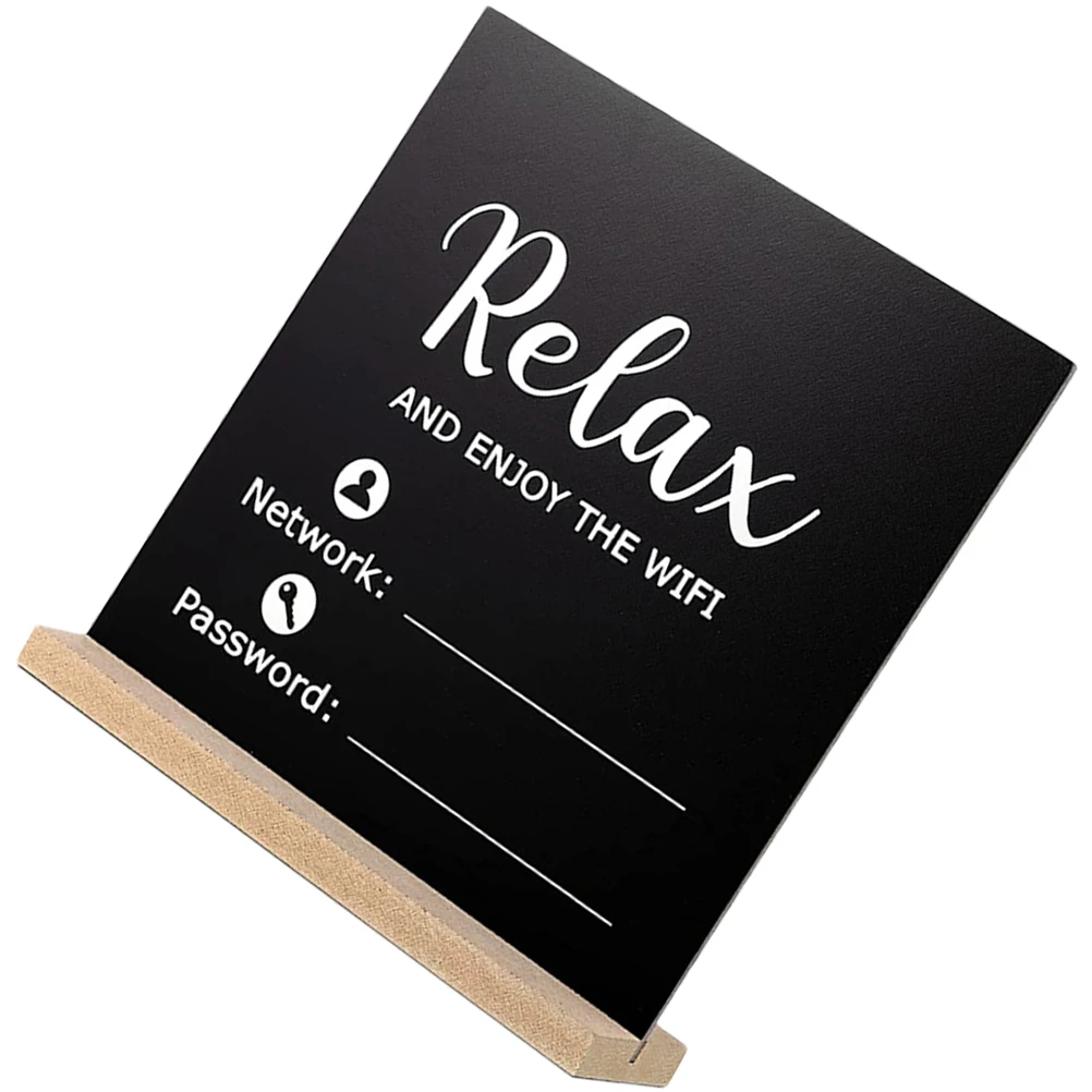 WiFi Password Wooden Sign Chalkboard Home Hotel Restaurant Shop Public Toilet Display Signage Wireless Network Reminder
WiFi Password Wooden Sign Chalkboard Home Hotel Restaurant Shop Public Toilet Display Signage Wireless Network Reminder