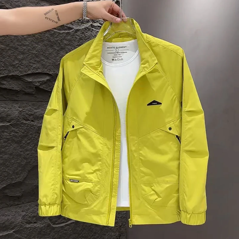 2025 New Men's Fashion Stand Collar Jacket Loose Versatile Workwear Outerwear Trendy Handsome Korean Style Spring Autumn
2025 New Men's Fashion Stand Collar Jacket Loose Versatile Workwear Outerwear Trendy Handsome Korean Style Spring Autumn