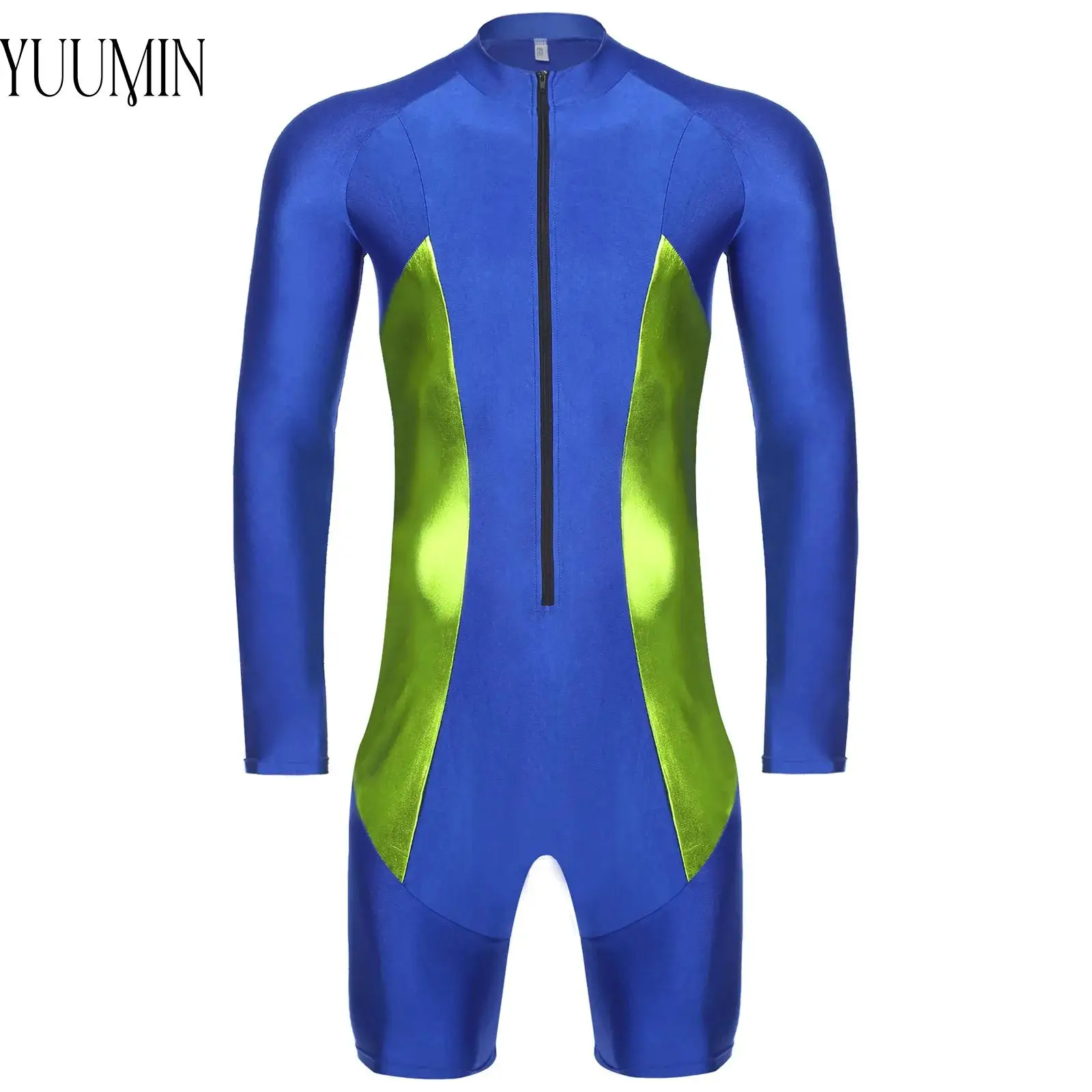 Men's Stylish Diving Kayaking Clothing Shorty Wetsuit Long Sleeve Color Block Bodysuit Swimwear for Swimming Snorkeling Surfing
Men's Stylish Diving Kayaking Clothing Shorty Wetsuit Long Sleeve Color Block Bodysuit Swimwear for Swimming Snorkeling Surfing