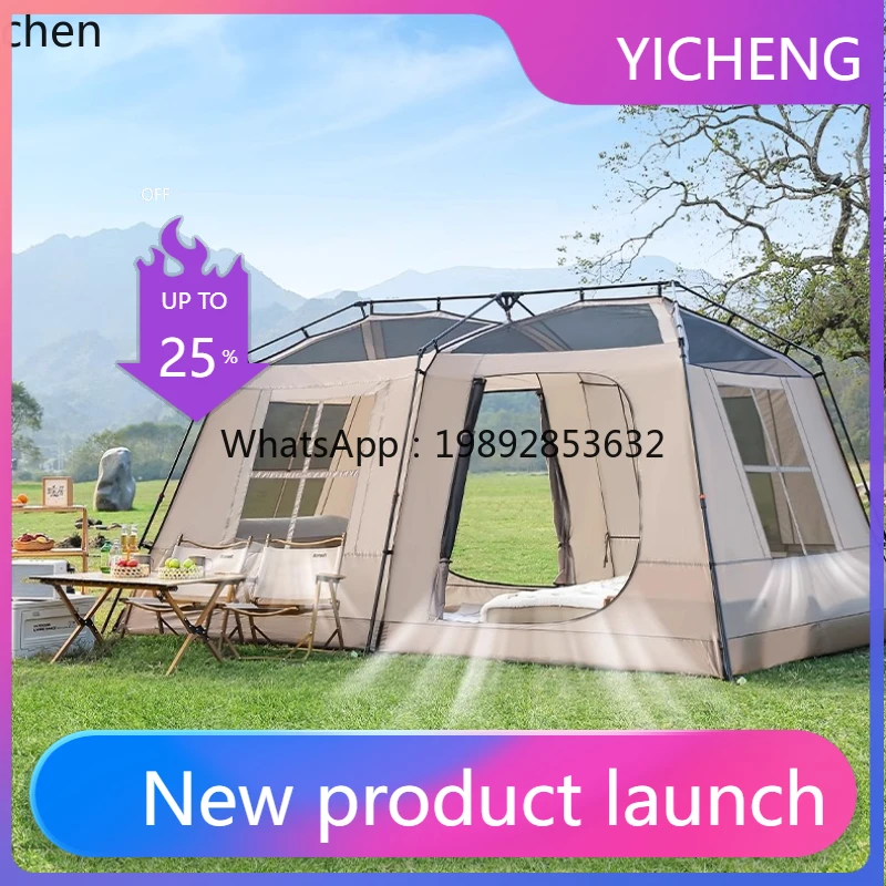 LYY automatic tent outdoor camping one-click opening and closing overnight folding portable equipment
LYY automatic tent outdoor camping one-click opening and closing overnight folding portable equipment