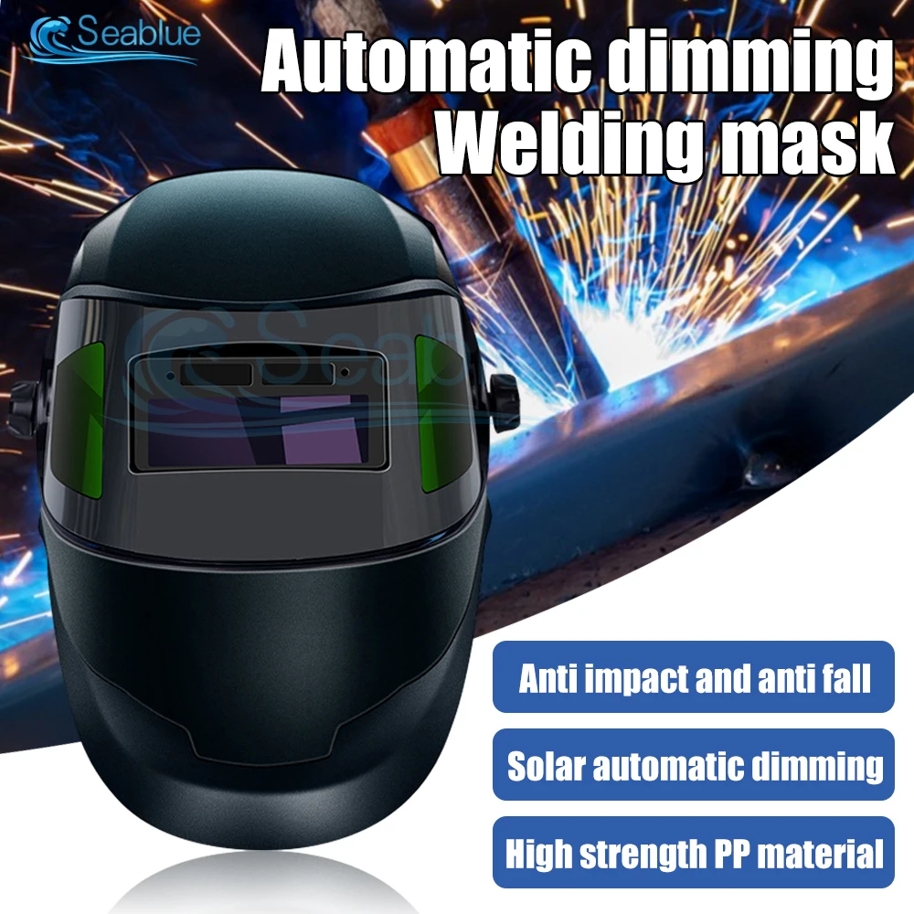 Welding Face Mask Face Welding Protection Mask Automatic Dimming Welding Mask Large View Welding Facemask Welding Helmet
Welding Face Mask Face Welding Protection Mask Automatic Dimming Welding Mask Large View Welding Facemask Welding Helmet