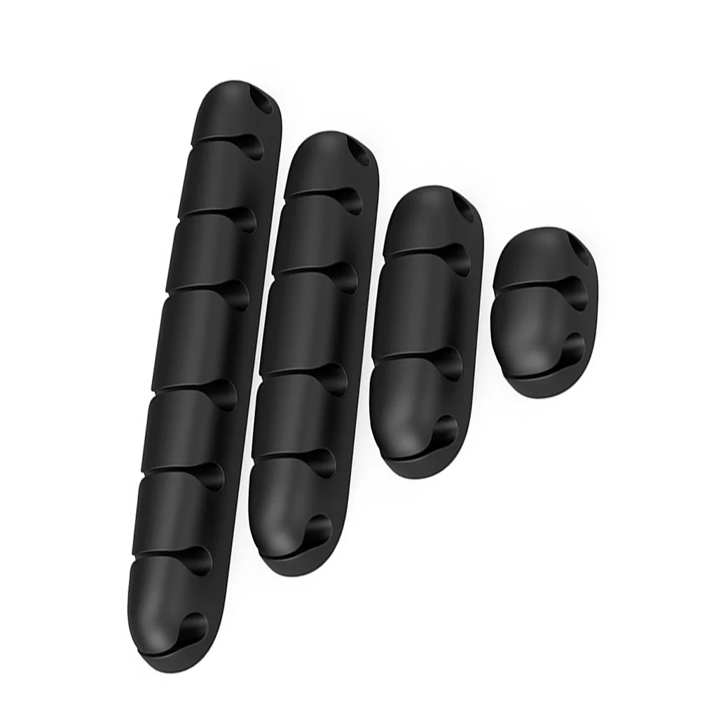 4pcs Silicone Cable Organizer Desk Cord Clips Wire Holder Durable No Residue Easy Stick Remove Strong Adhesive Cord for Home 
4pcs Silicone Cable Organizer Desk Cord Clips Wire Holder Durable No Residue Easy Stick Remove Strong Adhesive Cord for Home