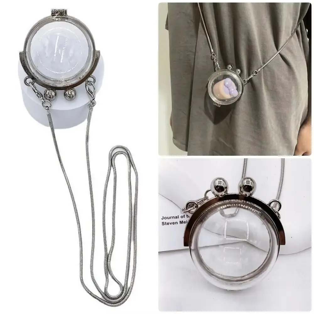 Jewelry Display Transparent Crystal Ball Bag Mini Storage Case Jewelry Box Keychain Semi-circular Minimalist Travel Bag Pendant
Jewelry Display Transparent Crystal Ball Bag Mini Storage Case Jewelry Box Keychain Semi-circular Minimalist Travel Bag Pendant