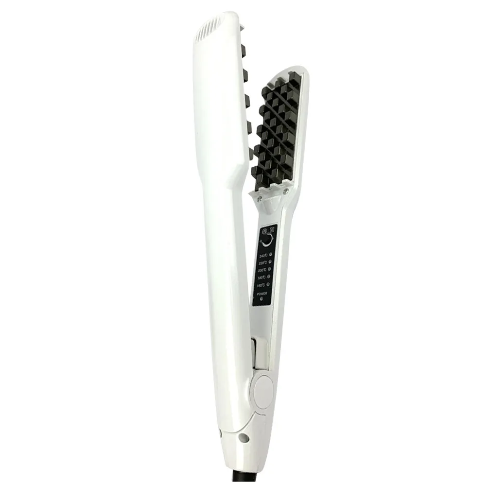 Electric Hair Straightener Dual Use Hair Curler Original Us Plug White Stable Temperature Hairdressing Tool Salon Accessories
Electric Hair Straightener Dual Use Hair Curler Original Us Plug White Stable Temperature Hairdressing Tool Salon Accessories