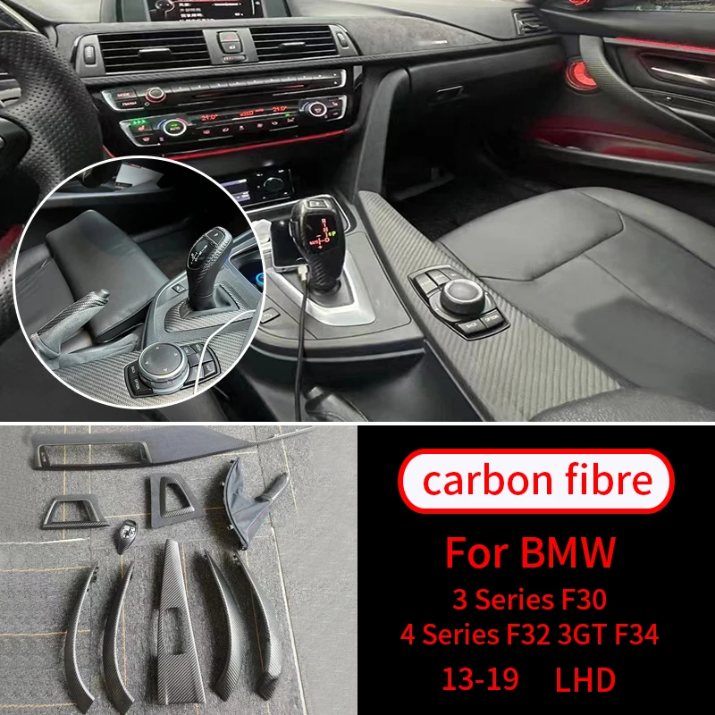 For BMW 3 4 Series F30 13-19 MP Carbon Fiber + Suede Interior Bright 10Pcs Center Control Panel/Gear Shift Panel Cover Trim
For BMW 3 4 Series F30 13-19 MP Carbon Fiber + Suede Interior Bright 10Pcs Center Control Panel/Gear Shift Panel Cover Trim