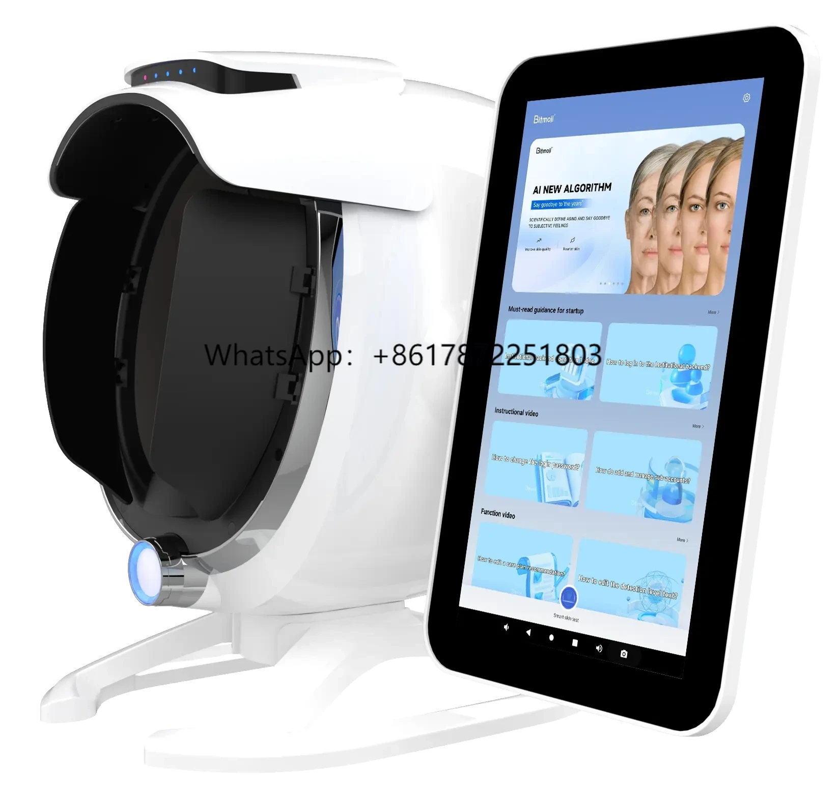 AI Intelligent Image Instrument 3d Scanner Face Mirror Device Dermatoscope Pigmentation Analysis Machine
AI Intelligent Image Instrument 3d Scanner Face Mirror Device Dermatoscope Pigmentation Analysis Machine