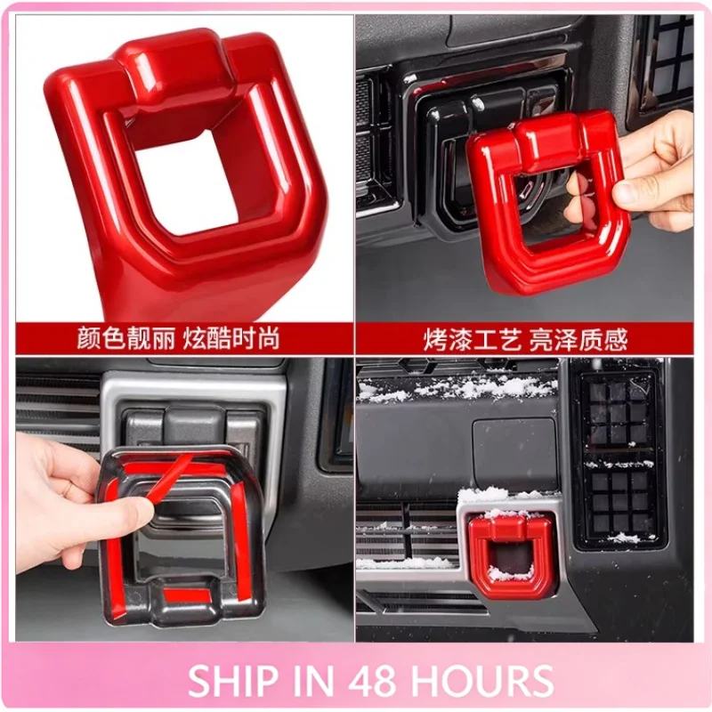 New Tow Hook Cover Plate Anti-scratch Protective Sticker Exterior Decoration Accessories For Jetour Traveller and Jetour Shanha
New Tow Hook Cover Plate Anti-scratch Protective Sticker Exterior Decoration Accessories For Jetour Traveller and Jetour Shanha