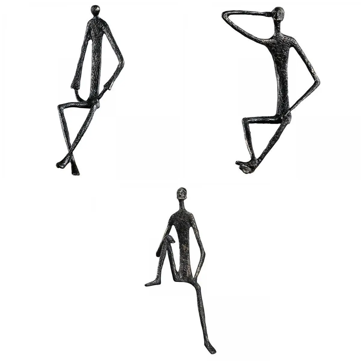 3Pieces Modern Figurine Statue Sculpture Art Crafts for Table Decor Ornaments Birthday Gift
3Pieces Modern Figurine Statue Sculpture Art Crafts for Table Decor Ornaments Birthday Gift