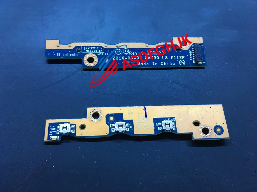 FOR Dell Latitude 5289 Power Volume Buttons Circuit Board LS-E112P V30TJ CN-0V3TJ 0V3TJ Tested Fast Shipping
FOR Dell Latitude 5289 Power Volume Buttons Circuit Board LS-E112P V30TJ CN-0V3TJ 0V3TJ Tested Fast Shipping