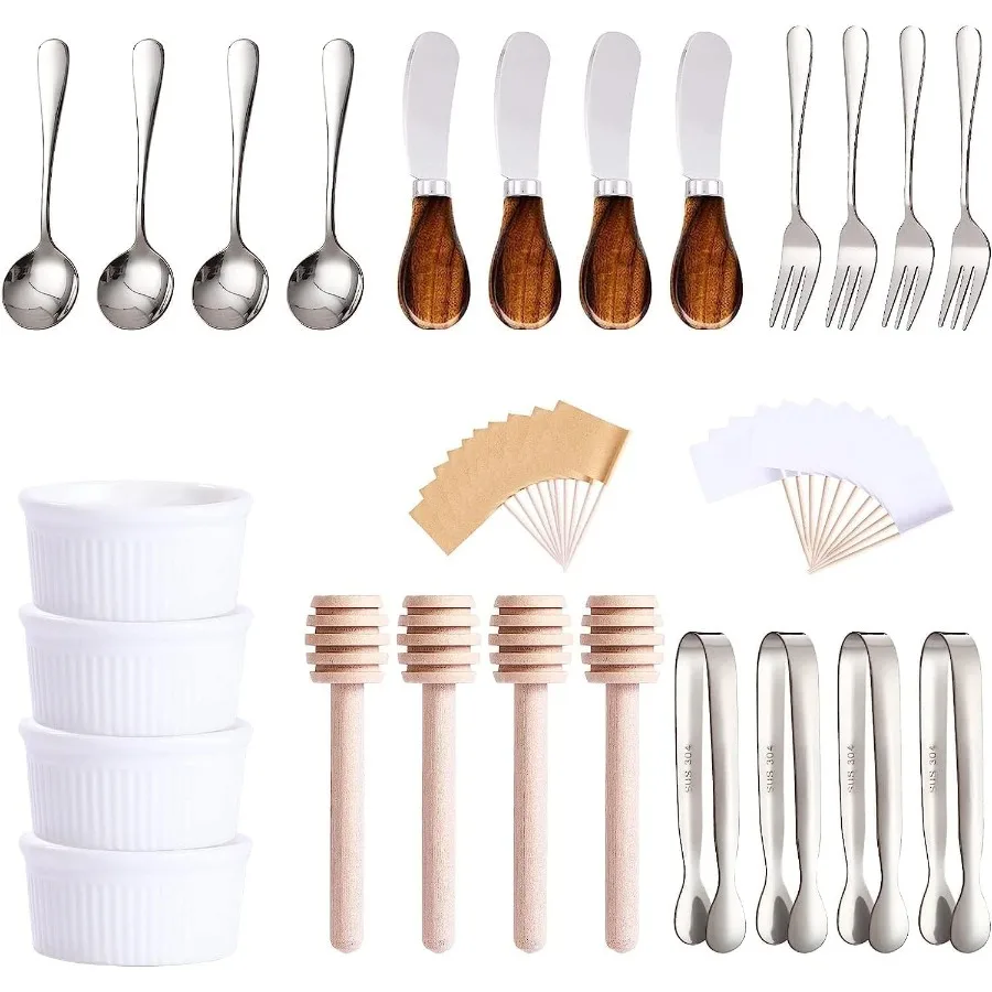 Charcuterie Accessories 25 Pcs Cheese Spreaders for Charcuterie Board Mini Serving Spoons Blank Toothpick Flags Small Bowl for
Charcuterie Accessories 25 Pcs Cheese Spreaders for Charcuterie Board Mini Serving Spoons Blank Toothpick Flags Small Bowl for