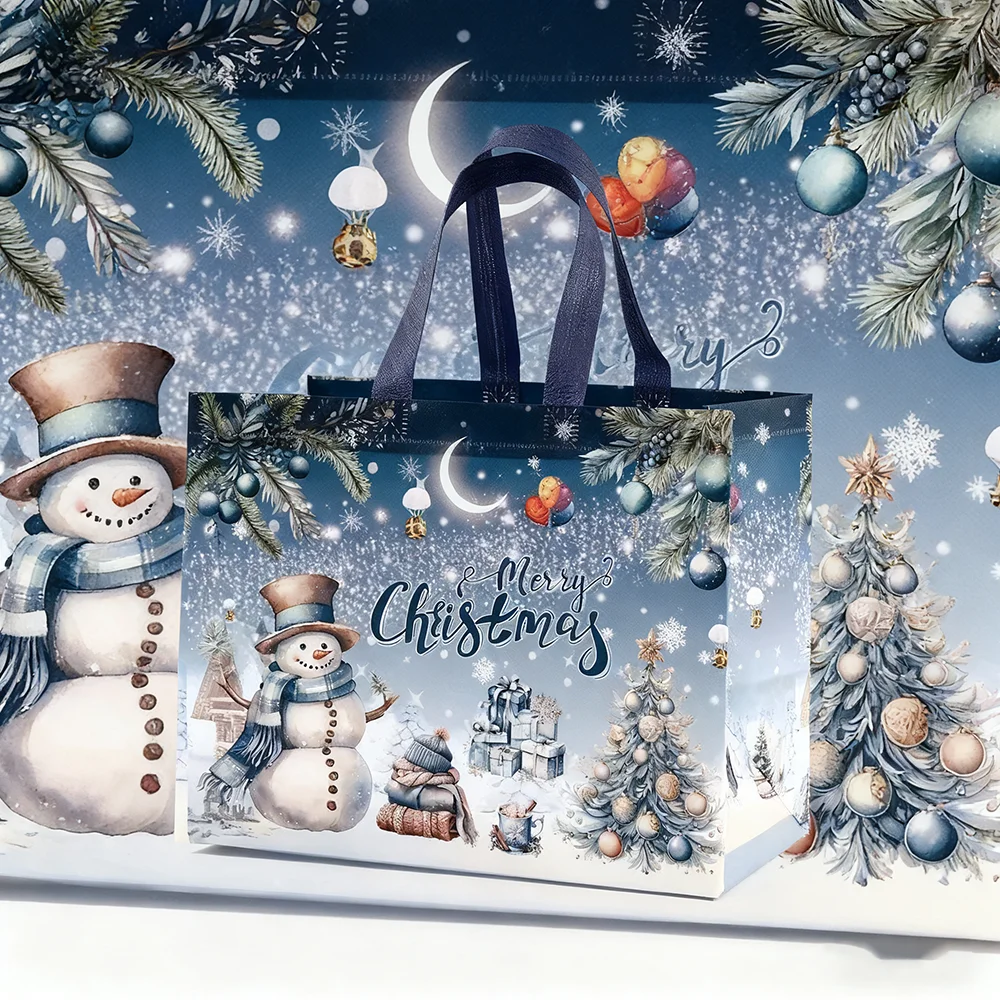 Подарочная упаковка конфет, утолщенная большая сумка со снежинками, большая сумка Санта-Клауса с принтом для праздничной вечеринки, покупок, Рождества
Подарочная упаковка конфет, утолщенная большая сумка со снежинками, большая сумка Санта-Клауса с принтом для праздничной вечеринки, покупок, Рождества
