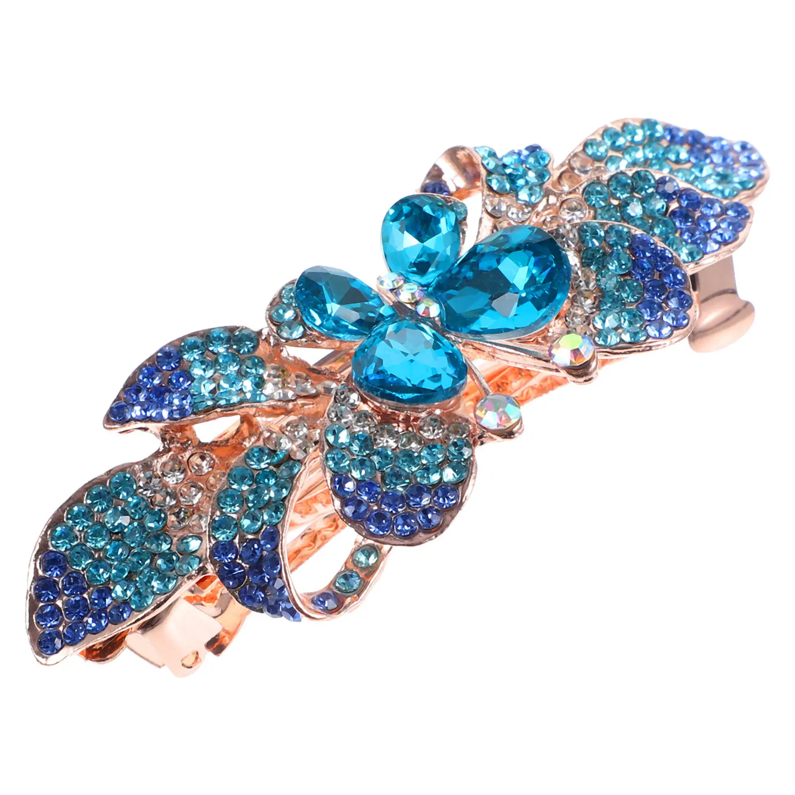 Rhinestone Hair Barrette Elegant Butterfly Clip Metal Hairpin Decorative Hair Accessory for Women Party Wedding Formal
Rhinestone Hair Barrette Elegant Butterfly Clip Metal Hairpin Decorative Hair Accessory for Women Party Wedding Formal