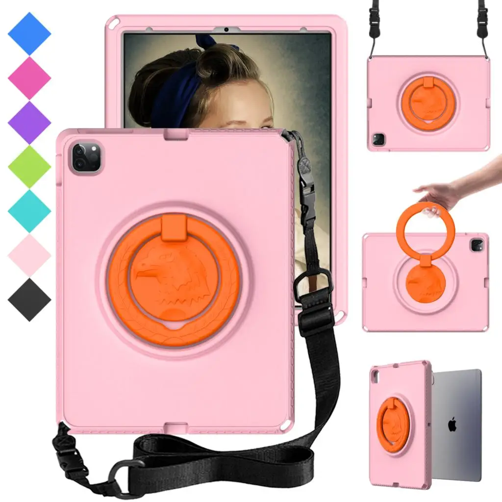 For Apple iPad Pro 12.9 inch Case 2022 With Strap Tablet Cover for ipad 10.2 2021 2019 Air 4 5 10.9 Kids EVA Shockproof Shell
For Apple iPad Pro 12.9 inch Case 2022 With Strap Tablet Cover for ipad 10.2 2021 2019 Air 4 5 10.9 Kids EVA Shockproof Shell
