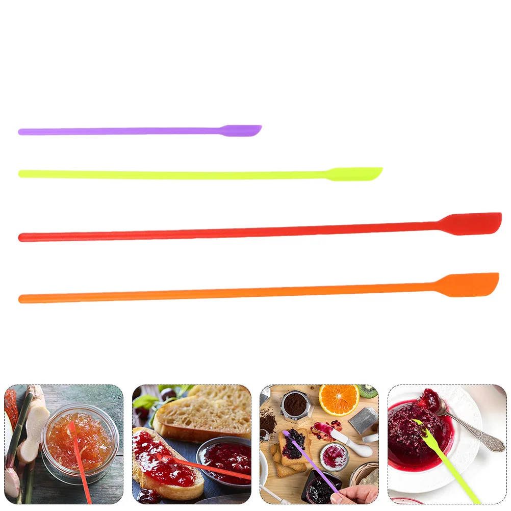 8 Pcs Silicone Spatula Ketchup Spreaders Practical Jam Spatulas Convenient Honey Scrapers Multipurpose Portable Decorate Butter
8 Pcs Silicone Spatula Ketchup Spreaders Practical Jam Spatulas Convenient Honey Scrapers Multipurpose Portable Decorate Butter