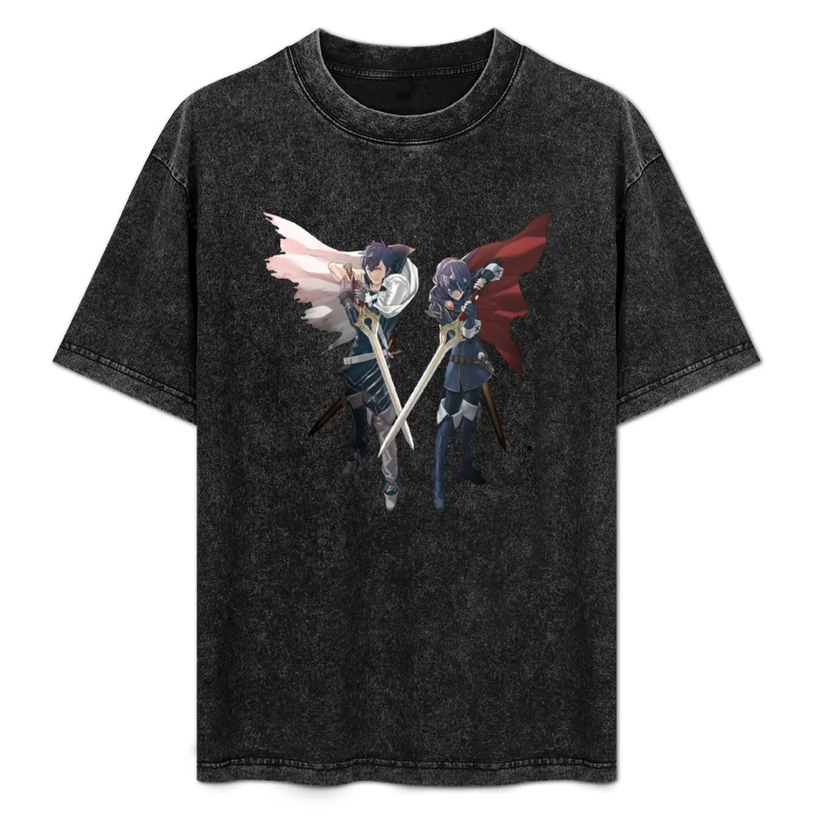 Chrom and Lucina T-Shirt Basic Solid Color Short Sleeve Cotton Top
Chrom and Lucina T-Shirt Basic Solid Color Short Sleeve Cotton Top