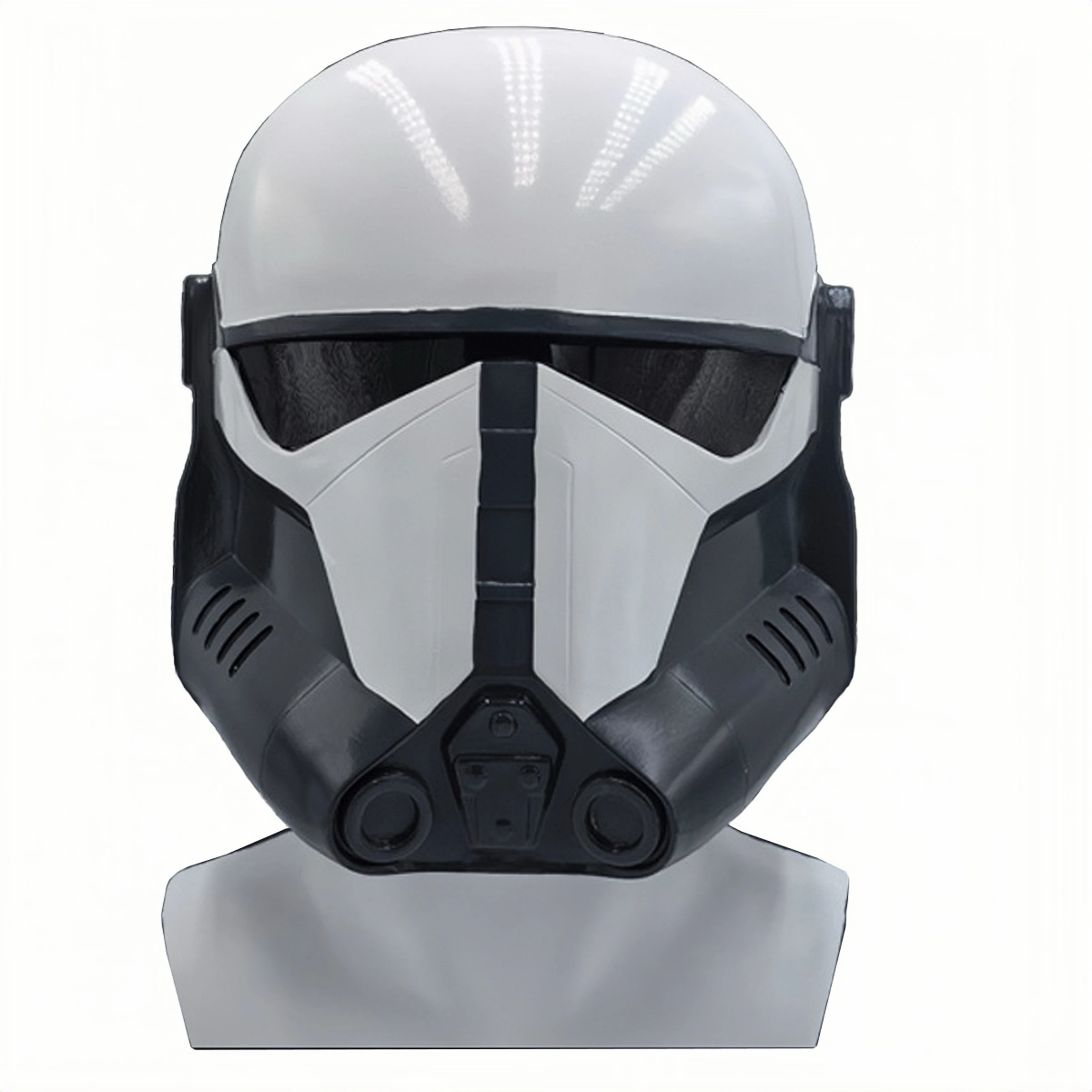 Черно-белый императорский штурмовик, шлем для косплея, маска для Хэллоуина, костюм, маска, реквизит, смоляная маска на всю голову, TK056
Черно-белый императорский штурмовик, шлем для косплея, маска для Хэллоуина, костюм, маска, реквизит, смоляная маска на всю голову, TK056