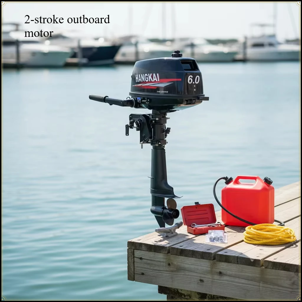 6HP Manual Start 2 Stroke Outboard Engine 246CC Marine Propulsion Motor For Fishing Inflatable Dinghy Kayak
6HP Manual Start 2 Stroke Outboard Engine 246CC Marine Propulsion Motor For Fishing Inflatable Dinghy Kayak