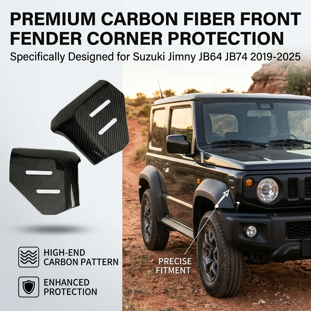 For Suzuki Jimny JB74 Front Fender Tailgate Angle Cover JB64 2019-2025
For Suzuki Jimny JB74 Front Fender Tailgate Angle Cover JB64 2019-2025