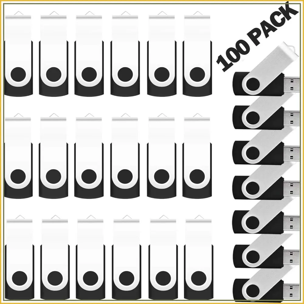 128MB USB 2.0 Flash Drives Bulk 100 Pack - Black, Plug and Play, Reliable Storage
128MB USB 2.0 Flash Drives Bulk 100 Pack - Black, Plug and Play, Reliable Storage